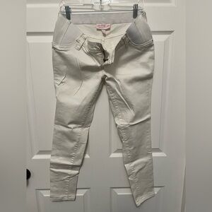 Isabel Maternity White Skinny Jeans